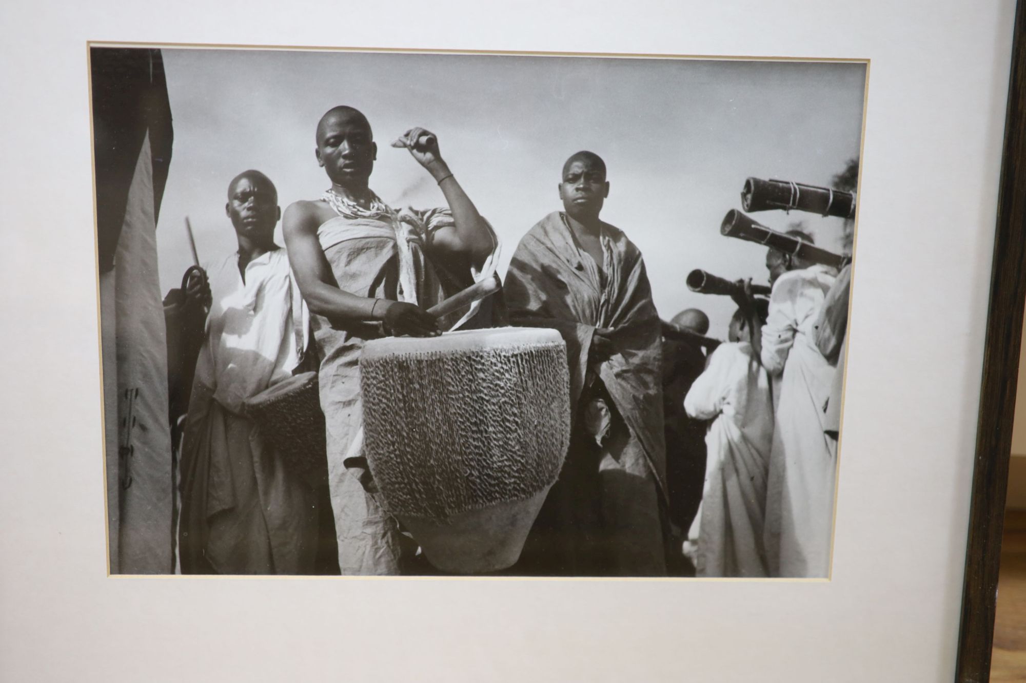 George Rodger, 4 contemporary photographs of Africans, largest 36 x 25cm